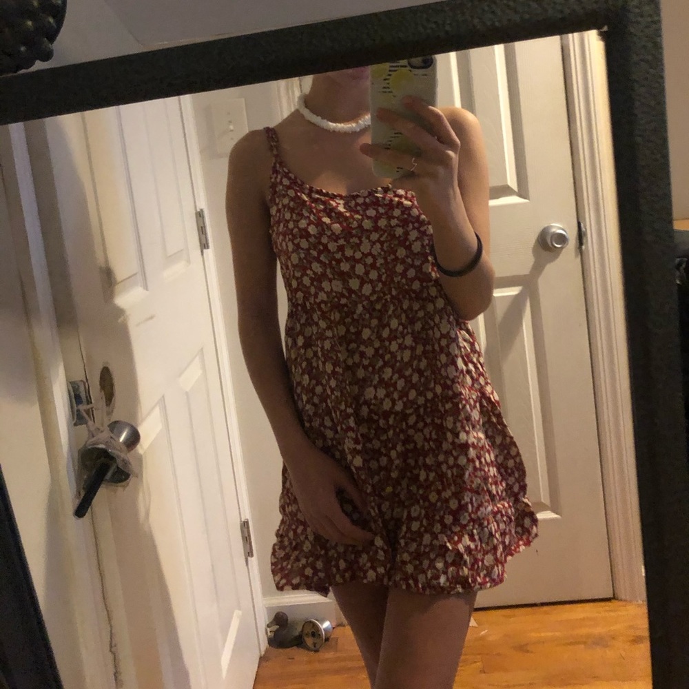 Red brandy Melville dress